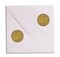 Great Papers! Seals, Self-Adhesive, Gold Foil Happy Birthday on Kraft, 1.57" Diameter, 250 Seals/Roll